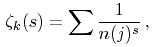 [definition of the zeta_k function]