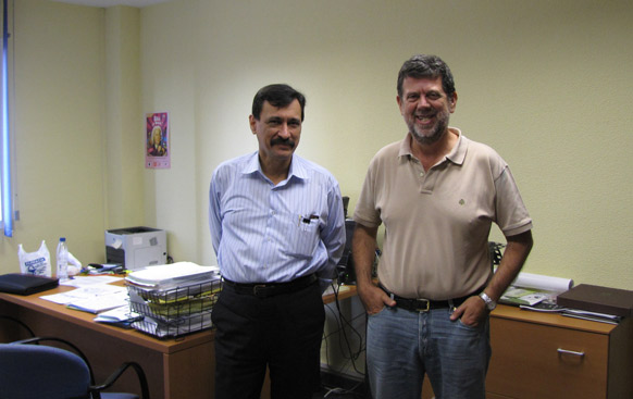 Georgy Guria and Miguel Herrero at IMI