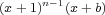 (x + 1)n-1(x+ b)  